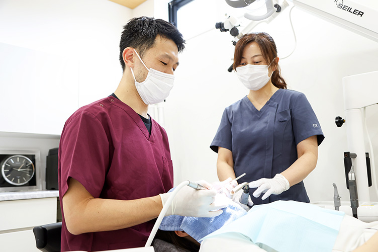 院長先生の治療風景