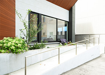 バリアフリー対応の歯医者